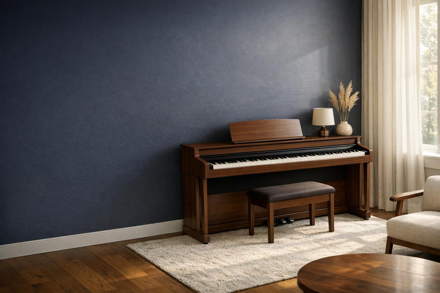Console pianos AI-generated editorial illustration.